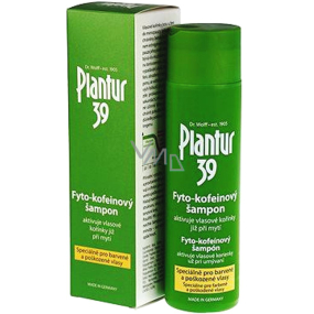 Plantur 39 Fyto-kofeinový šampon proti vypadávání pro barvené vlasy pro ženy 250 ml