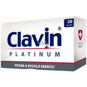Clavin Platinum pevná a rychlá erekce tobolky 20 kusů