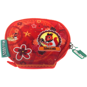 Nekupto Miss Cool Peněženka neoprenová Veverka Stylová & milá 115 x 96 mm