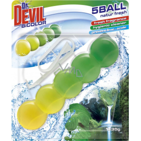 Dr. Devil Natur Fresh BiColor 5Ball Wc závěs 35 g