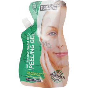 Beauty Formulas Wash Off 60ti vteřinový peeling gel 50 ml