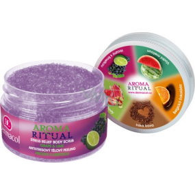 Dermacol Aroma Ritual Hrozny s limetkou Antistresový tělový peeling 200 g