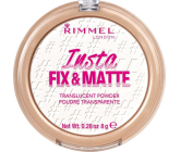 Rimmel London Insta Fix & Matte transparentní pudr 001 Translucent 8 g