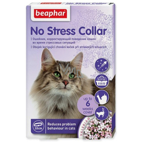 Beaphar No Stress Obojek pro uklidnění, odstranění stresu, úzkosti kočka 35 cm