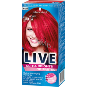 Schwarzkopf Live Ultra Brights or Pastel barva na vlasy 092 Pillar Box Red