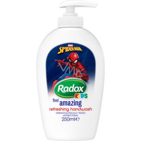 Radox Kids Spiderman tekuté mýdlo pro děti dávkovač 250 ml