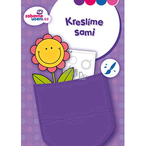 Ditipo Omalovánky do kapsy Kreslíme sami 32 stran A6 105 x 148 mm