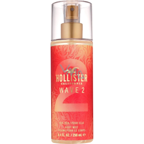 Hollister Wave 2 for Her parfémovaná tělová mlha ve spreji 250 ml