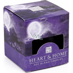 Heart & Home Tajemný úplněk Sojová vonná svíčka bez obalu hoří až 15 hodin 53 g