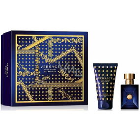 Versace Dylan Blue toaletní voda pro muže 30 ml + sprchový gel 50 ml, dárková sada