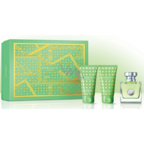 Versace Versense toaletní voda pro ženy 50 ml + tělové mléko 50 ml + sprchový gel 50 ml, dárková sada