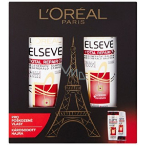 Loreal Paris Elseve Total Repair 5 ošetřující šampon 250 ml + balzám na vlasy 200 ml, kosmetická sada pro ženy