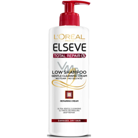 Loreal Paris Elseve Total Repair 5 Low šampon na poškozené, suché vlasy dávkovač 400 ml