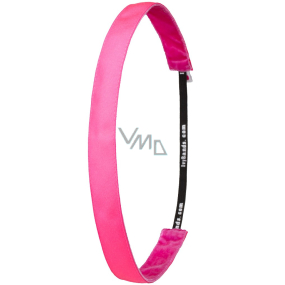 Ivybands Protiskluzová čelenka do vlasů neonově růžová, unisex, 1,9 cm
