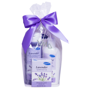 Kappus Levandule 2v1 sprchový tělový šampon 250 ml + tělové mléko 250 ml + tuhé mýdlo 125 g, kosmetická sada