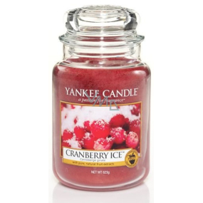 Yankee Candle Cranberry Ice - Brusinky na ledu vonná svíčka Classic velká sklo 623 g