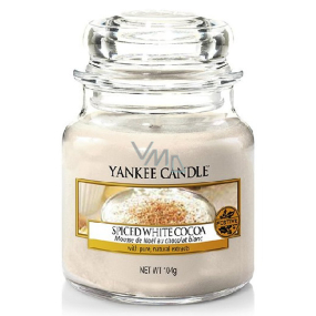 Yankee Candle Spice White Cocoa - Kořeněné bílé kakao vonná svíčka Classic malá sklo 104 g