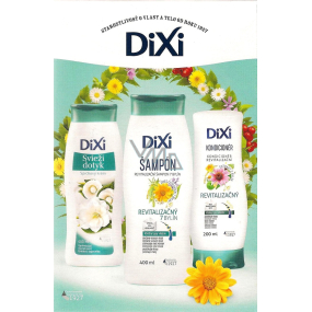 Dixi Svěží dotek čajovníkový olej sprchový gel 400 ml + šampon na vlasy 400 ml + kondicionér na vlasy 200 ml, kosmetická sada