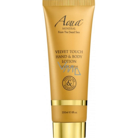 Aqua Mineral Velvet Touch Gold Charm mléko na tělo a ruce 250 ml