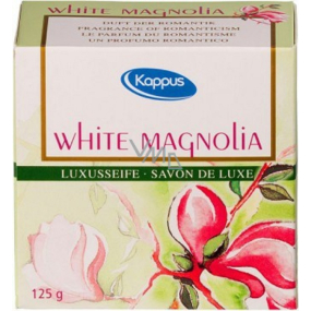Kappus White Magnolia - Sladká magnólia luxusní toaletní mýdlo 125 g