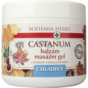 Bohemia Gifts Castanum Extrakt z kaštanu koňského chladivý masážní gel 600 ml