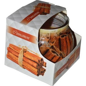 Admit Cinnamon dekorativní aromatická svíčka ve skle 80 g