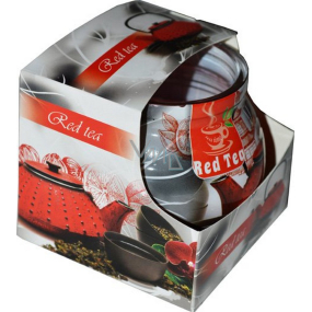 Admit Red Tea dekorativní aromatická svíčka ve skle 80 g