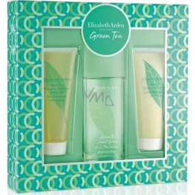 Elizabeth Arden Green Tea parfémovaná voda pro ženy 100 ml + tělové mléko 100 ml + sprchový gel 100 ml, dárková sada