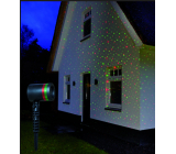 Annas Collection LED laser 4x funkce obloha - pohyblivý, červená/zelená
