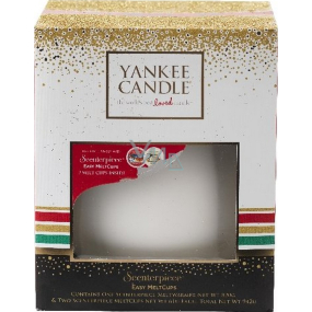 Yankee Candle Aromalampa Elisabeth + vosk Christmas Cookie a Christmas Eve, vánoční dárková sada