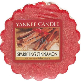 Yankee Candle Sparkling Cinnamon - Třpytivá skořice vonný vosk do aromalampy 22 g