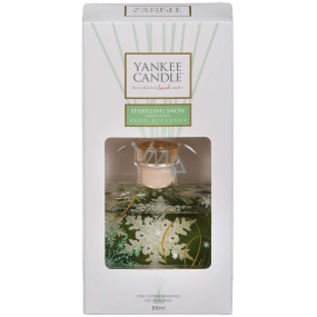 Yankee Candle Sparkling Snow - Jiskrný sníh vonná stébla Signature 88 ml