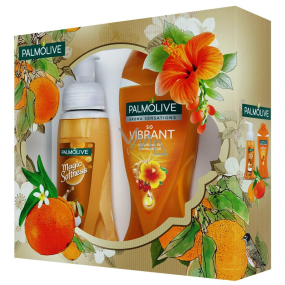 Palmolive Aroma Sensations So Vibrant sprchový gel 250 ml + Magic Softness Tangerine pěnové mýdlo 250 ml, kosmetická sada