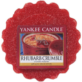 Yankee Candle Rhubarb Crumble - Rebarborový koláč vonný vosk do aromalampy 22 g