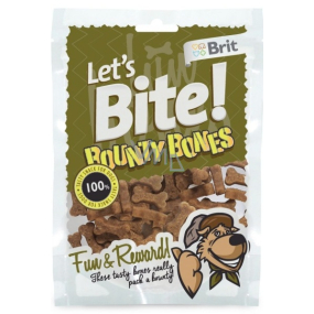 Brit Lets Bite Bounty Pochoutka kostičky doplňkové krmivo pro psy 150 g