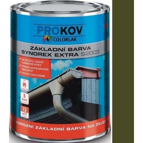 Colorlak Synorex Extra S 2003 syntetická antikorozní barva na železo a kovy Bažina 0,6 l