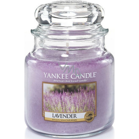 Yankee Candle Lavender - Levandule vonná svíčka Classic střední sklo 411 g