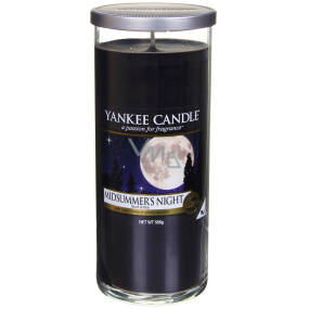 Yankee Candle Midsummers Night - Letní noc vonná svíčka Décor velký válec sklo 75 mm 566 g