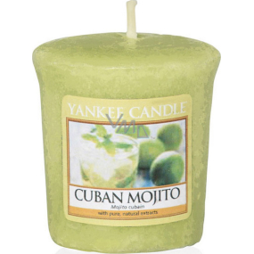 Yankee Candle Cuban Mojito - Kubánské mojito vonná svíčka votivní 49 g