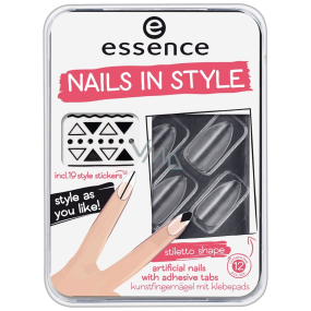 Essence Nails In Style umělé nehty 04 Clear for you? 12 kusů