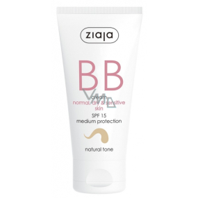 Ziaja BB SPF 15 krém normální, suchá a citlivá pleť 02 Natural 50 ml