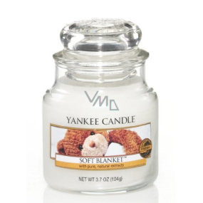 Yankee Candle Soft Blanket - Jemná přikrývka vonná svíčka Classic malá sklo 104 g