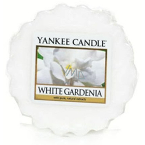 Yankee Candle White Gardenia - Bílá gardénie vonný vosk do aromalampy 22 g