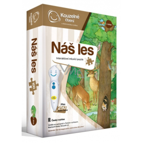 Albi Kouzelné čtení interaktivní mluvící puzzle Náš les, věk 5+