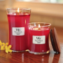 WoodWick Currant - Rybíz vonná svíčka s dřevěným knotem a víčkem sklo střední 275 g