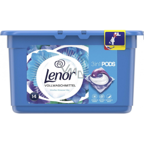 Lenor Waterlily gelové kapsle na praní prádla 14 kusů 369,6 g