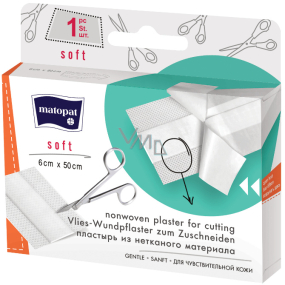 Matopat Soft netkaná náplast s polštářkem 6 cm x 50 cm 1 kus