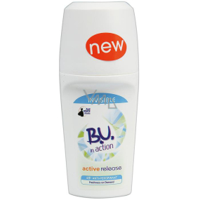 B.U. In Action Active Release Invisible 48h kuličkový antiperspirant deodorant roll-on pro ženy 50 ml