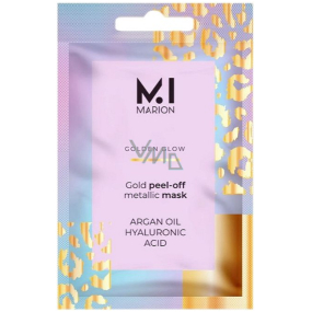 Marion Golden Skin Care Peel-Off omlazující zlatá metalická slupovací maska 6 g