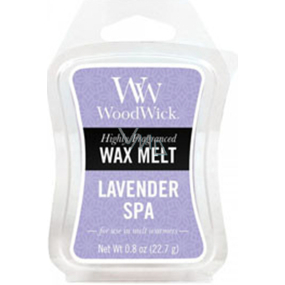 WoodWick Lavender Spa - Levandulové lázně vonný vosk do aromalampy 22.7 g